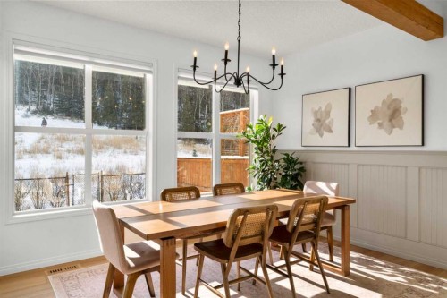 57 Riviera Crescent, Cochrane, AB - Indoor Photo Showing Dining Room