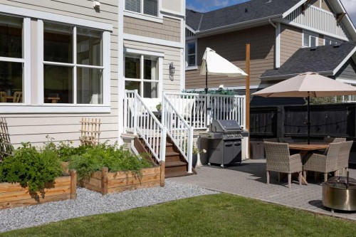 57 Riviera Crescent, Cochrane, AB - Outdoor With Deck Patio Veranda