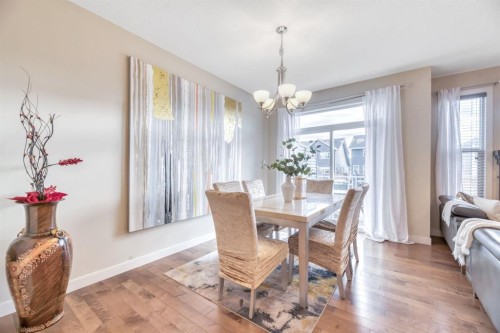 173 Redstone Common Ne, Calgary, AB - Indoor Photo Showing Dining Room