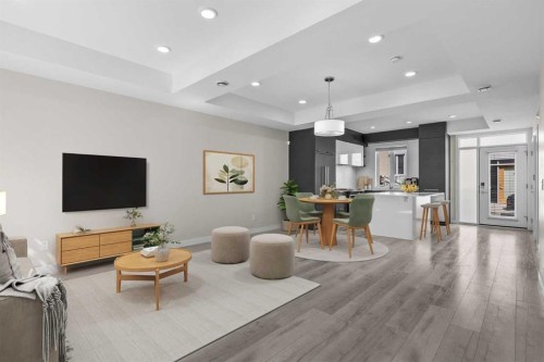 4060 Kovitz Lane Nw, Calgary, AB - Indoor Photo Showing Living Room
