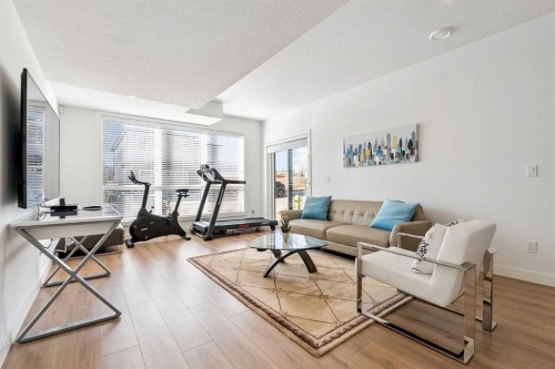 255-7820 Spring Willow Drive Sw, Calgary, AB - Indoor Photo Showing Gym Room