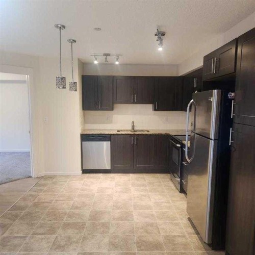 5206-755 Copperpond Boulevard Se, Calgary, AB - Indoor Photo Showing Kitchen With Stainless Steel Kitchen