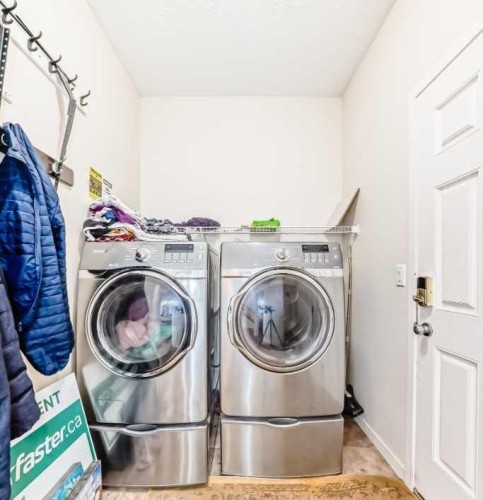 46 Cranford Gardens Se, Calgary, AB - Indoor Photo Showing Laundry Room