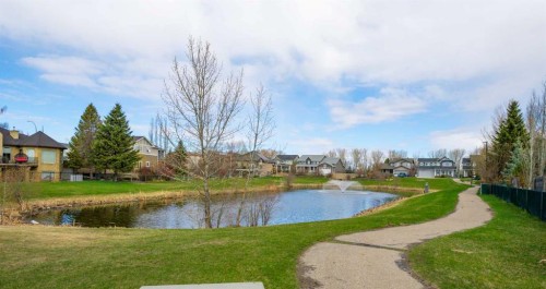 763 Stonehaven Drive, Carstairs, AB - Outdoor With Body Of Water