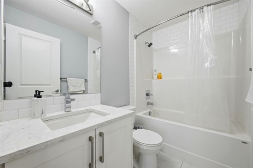 101-4250 Seton Drive Se, Calgary, AB - Indoor Photo Showing Bathroom