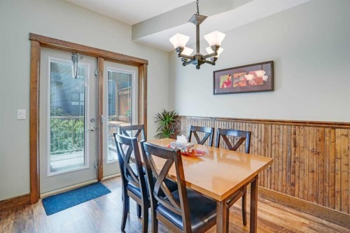 102-121 Kananaskis Way, Canmore, AB - Indoor Photo Showing Dining Room