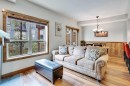 102-121 Kananaskis Way, Canmore, AB  - Indoor Photo Showing Living Room 