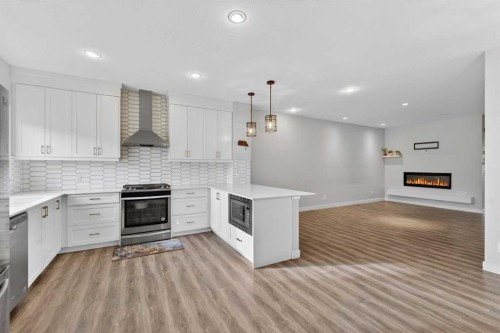 210 Cornerstone Crescent Ne, Calgary, AB - Indoor Photo Showing Kitchen With Upgraded Kitchen