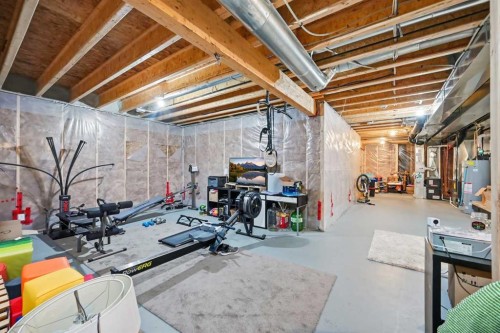 8 Redstone Passage Ne, Calgary, AB - Indoor Photo Showing Basement