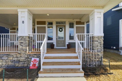 8 Redstone Passage Ne, Calgary, AB - Outdoor With Deck Patio Veranda