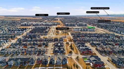 8 Redstone Passage Ne, Calgary, AB - Outdoor With View