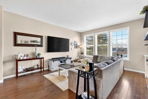 90 Walden Crescent Se, Calgary, AB - Indoor Photo Showing Living Room