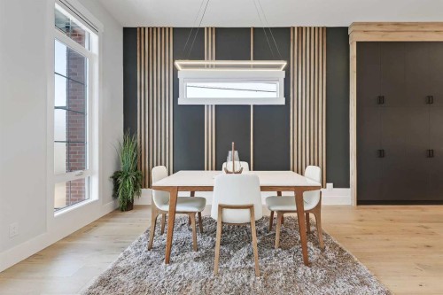 1902 13 Street Sw, Calgary, AB - Indoor Photo Showing Dining Room