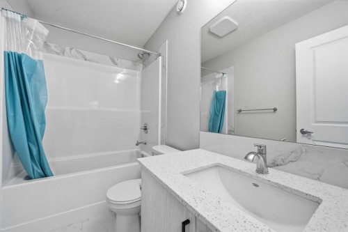 704 Creekstone Circle Sw, Calgary, AB - Indoor Photo Showing Bathroom
