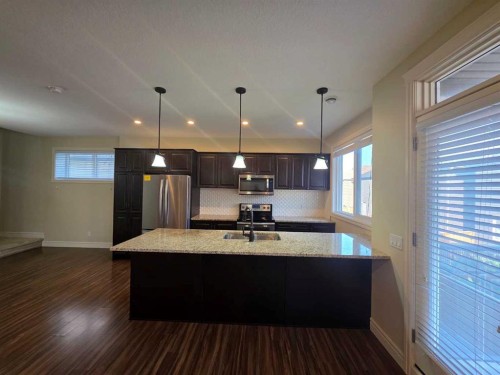 148 Savanna Walk Ne, Calgary, AB - Indoor Photo Showing Kitchen With Stainless Steel Kitchen With Upgraded Kitchen