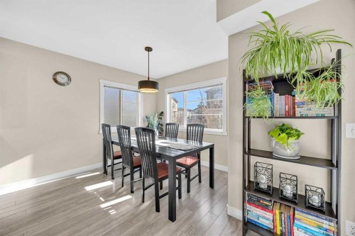 405 Redstone View Ne, Calgary, AB - Indoor Photo Showing Dining Room