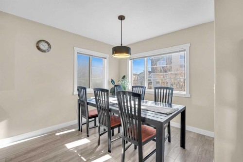 405 Redstone View Ne, Calgary, AB - Indoor Photo Showing Dining Room