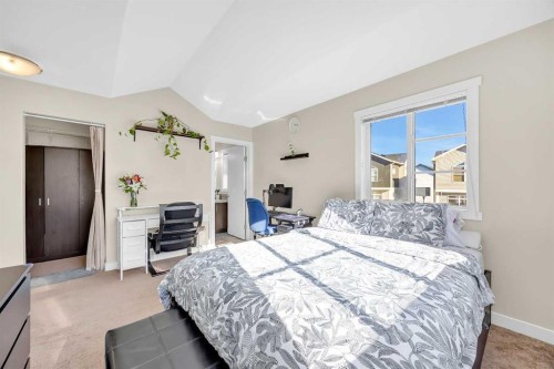 405 Redstone View Ne, Calgary, AB - Indoor Photo Showing Bedroom