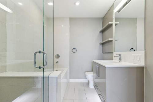 210-301 10 Street Nw, Calgary, AB - Indoor Photo Showing Bathroom