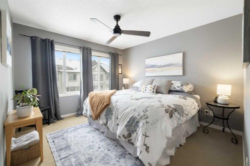 1815 Copperfield Boulevard Se, Calgary, AB - Indoor Photo Showing Bedroom