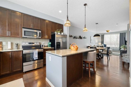 1815 Copperfield Boulevard Se, Calgary, AB - Indoor Photo Showing Kitchen With Stainless Steel Kitchen With Upgraded Kitchen