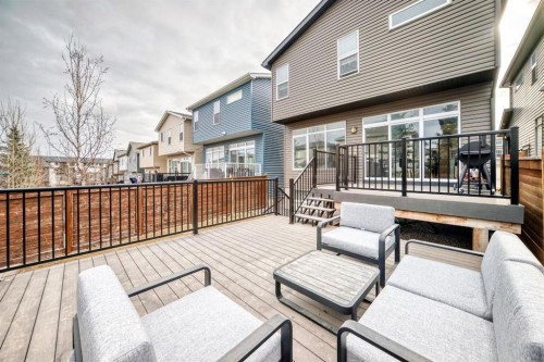 58 Sage Bluff View Nw, Calgary, AB - Outdoor With Deck Patio Veranda With Exterior