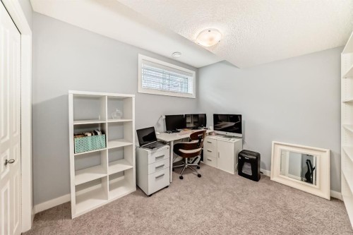 58 Sage Bluff View Nw, Calgary, AB - Indoor Photo Showing Office