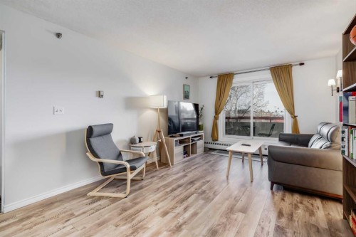 406-2011 University Drive Nw, Calgary, AB - Indoor Photo Showing Living Room