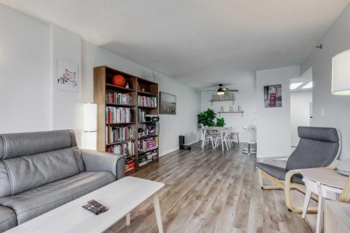 406-2011 University Drive Nw, Calgary, AB - Indoor Photo Showing Living Room