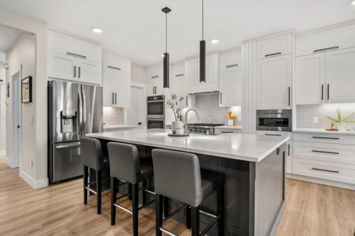 311 Chaparral Ravine View Se, Calgary, AB - Indoor Photo Showing Kitchen With Upgraded Kitchen