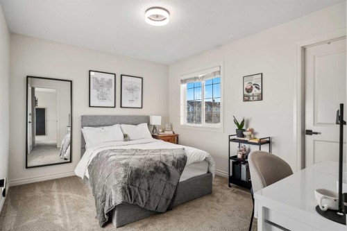 311 Chaparral Ravine View Se, Calgary, AB - Indoor Photo Showing Bedroom