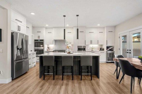 311 Chaparral Ravine View Se, Calgary, AB - Indoor Photo Showing Kitchen With Upgraded Kitchen