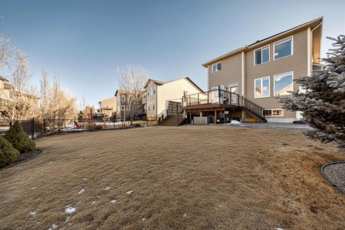 28 Ranchers Manor, Okotoks, AB - Outdoor With Deck Patio Veranda