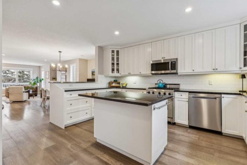 133 25 Avenue Ne, Calgary, AB - Indoor Photo Showing Kitchen With Upgraded Kitchen