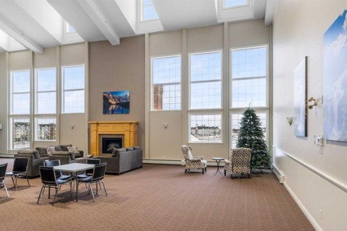 1206-151 Country Village Road Ne, Calgary, AB - Indoor With Fireplace