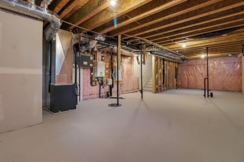 317 Midgrove Link Sw, Airdrie, AB - Indoor Photo Showing Basement