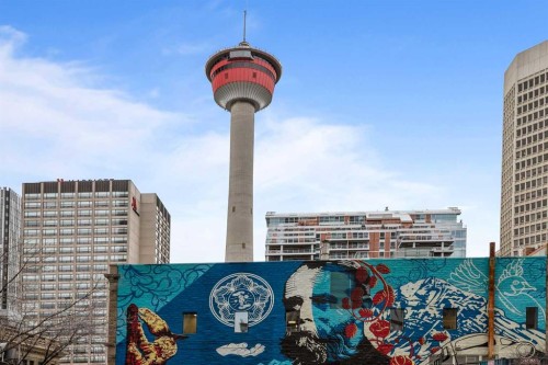 1405-1010 6 Street Sw, Calgary, AB - Outdoor