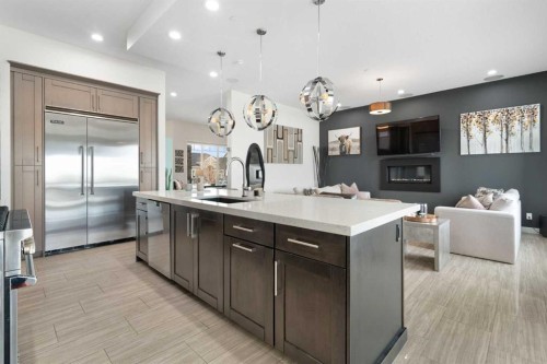 71 Muirfield Close, Lyalta, AB - Indoor Photo Showing Kitchen With Stainless Steel Kitchen With Upgraded Kitchen