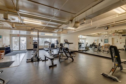 12-140 Rockyledge View Nw, Calgary, AB - Indoor Photo Showing Gym Room