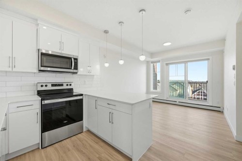 2406-15 Skyview Point Crescent Ne, Calgary, AB - Indoor Photo Showing Kitchen With Upgraded Kitchen