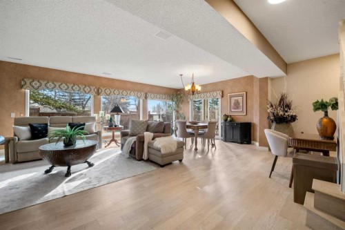 60 Woodpark Close Sw, Calgary, AB - Indoor Photo Showing Living Room