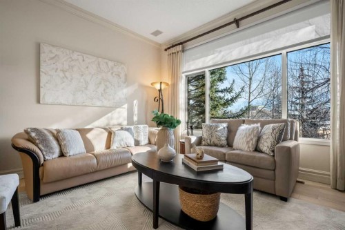 60 Woodpark Close Sw, Calgary, AB - Indoor Photo Showing Living Room