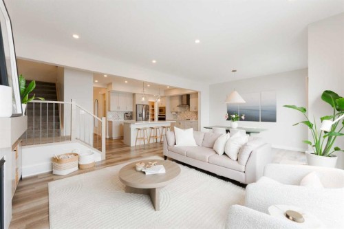 156 Precedence View, Cochrane, AB - Indoor Photo Showing Living Room