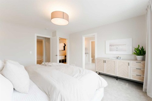 156 Precedence View, Cochrane, AB - Indoor Photo Showing Bedroom