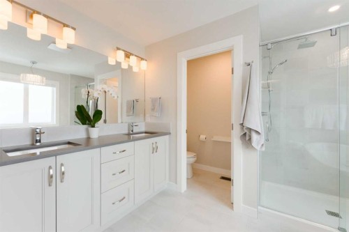 156 Precedence View, Cochrane, AB - Indoor Photo Showing Bathroom