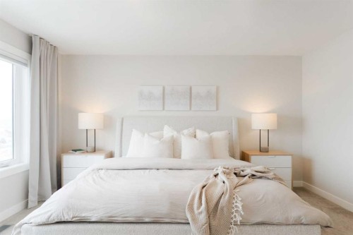 156 Precedence View, Cochrane, AB - Indoor Photo Showing Bedroom
