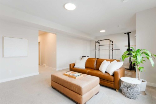 156 Precedence View, Cochrane, AB - Indoor Photo Showing Living Room