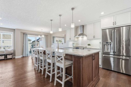 308 Viewpointe Terrace, Chestermere, AB - Indoor Photo Showing Kitchen With Stainless Steel Kitchen With Upgraded Kitchen