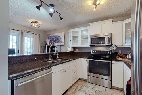 210 Mt Lorette Close Se, Calgary, AB - Indoor Photo Showing Kitchen With Double Sink