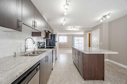 261 Pantego Lane Nw, Calgary, AB - Indoor Photo Showing Kitchen With Double Sink With Upgraded Kitchen